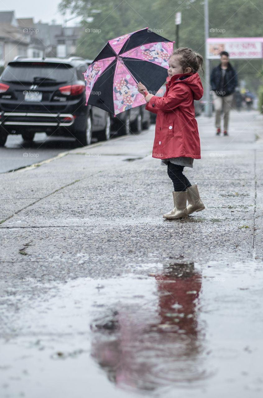 Little red raincoat 