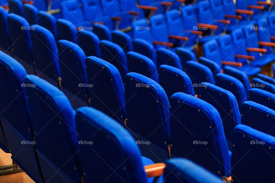 Blue chairs