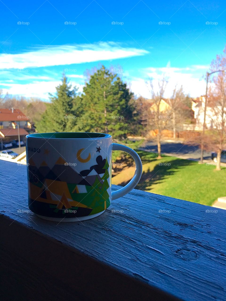 Morning coffee and views