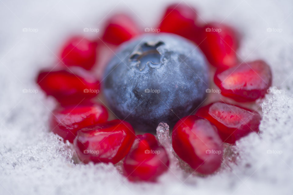blueberry and pomegranate 
