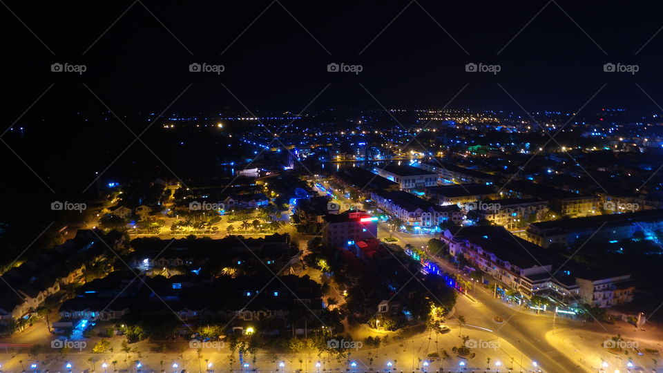 City, Dusk, Evening, Downtown, Travel