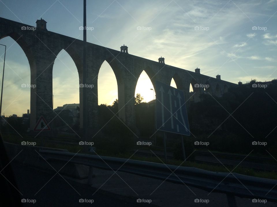 One of historical place in entrance in Lisbon ( portugal)