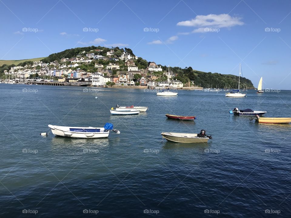 Dartmouth has it all yesterday, beautiful sunshine and a waterfront full of golden joy, in particular l love the small boats.