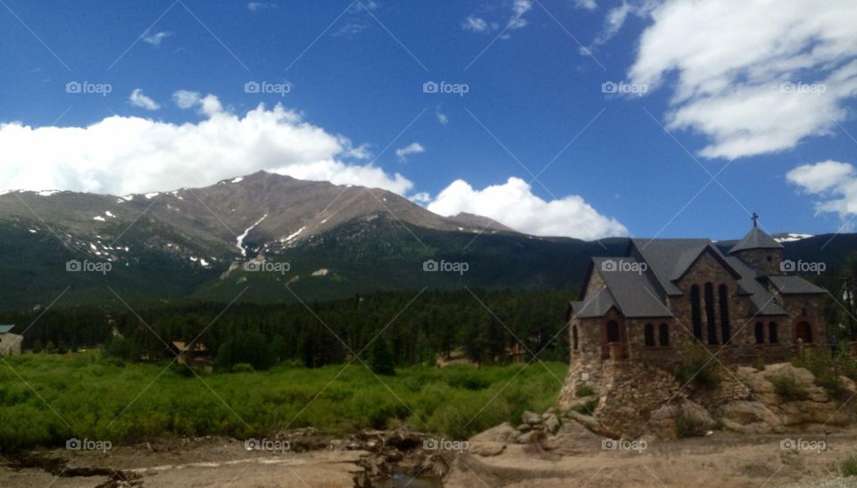 Church in the mountains 