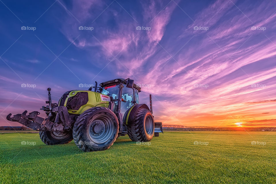 Working in the field