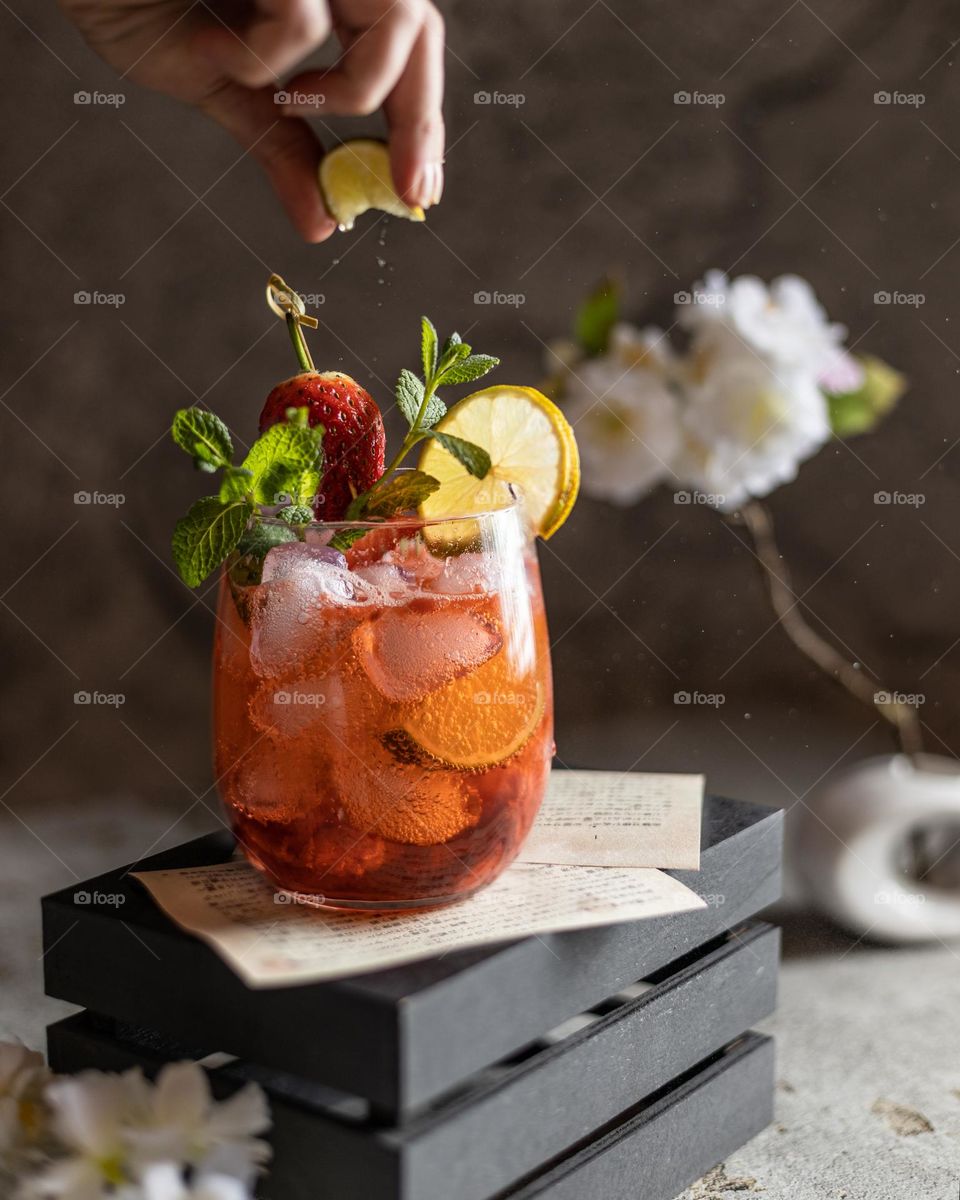 Strawberry mojito 