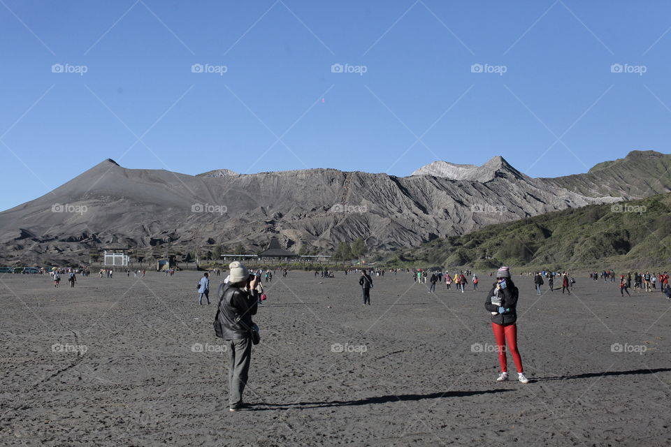 People in Mt.Bromo