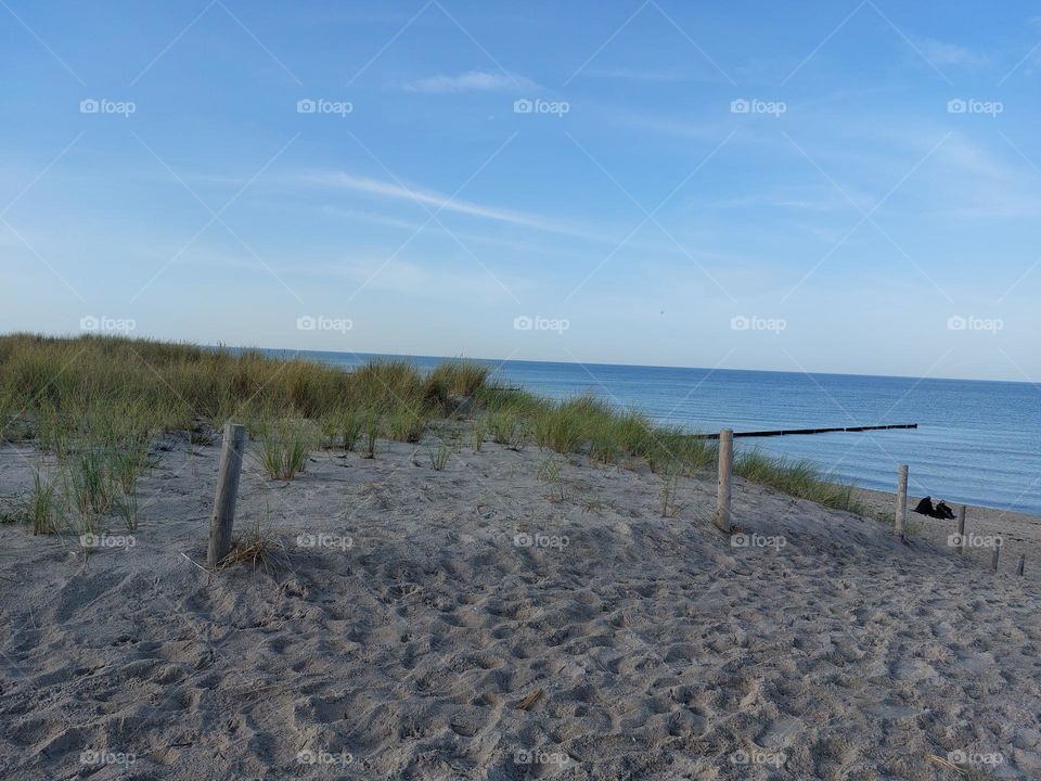 Ein schöner Herbsttag, schönes Herbstwetter, Strand, Erholung