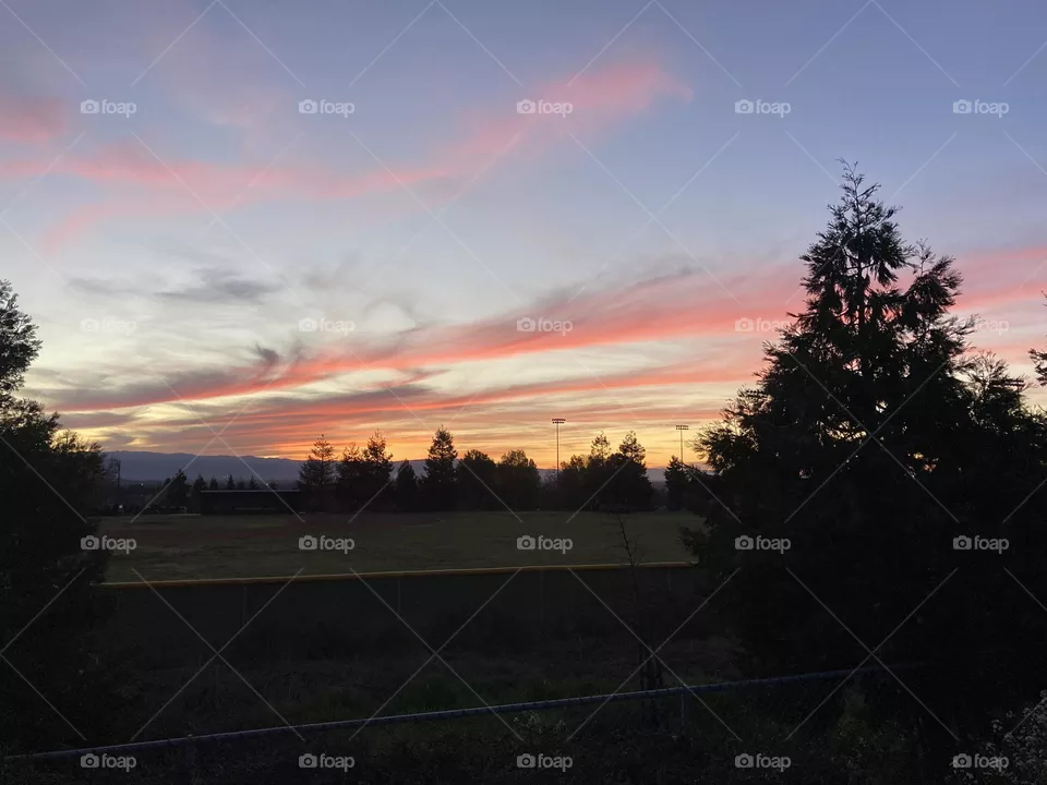 Evening sky