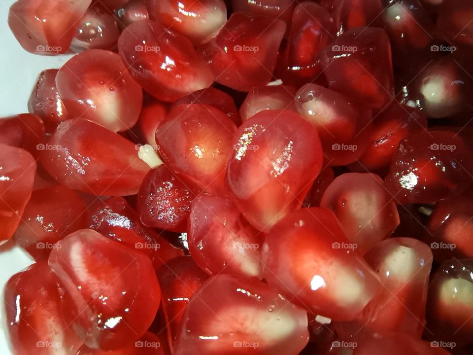 Pomegranate Fruit fruits Red Nature