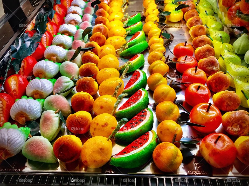 Marzipan fruit designs