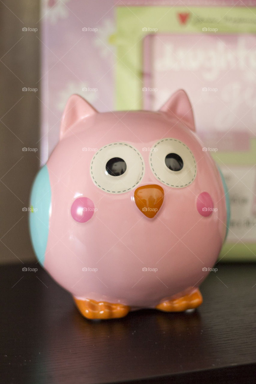 Owl piggy bank 