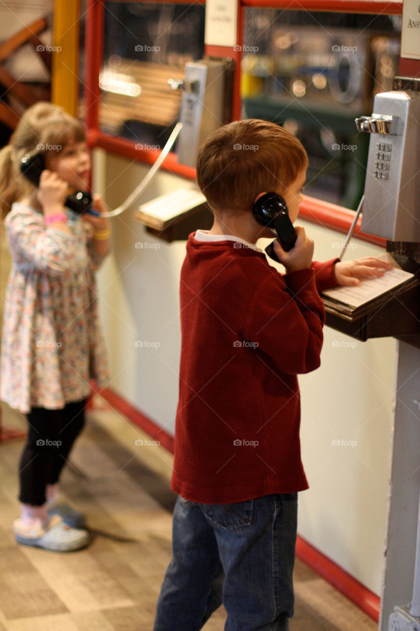 kids old phone telephone by purplecar
