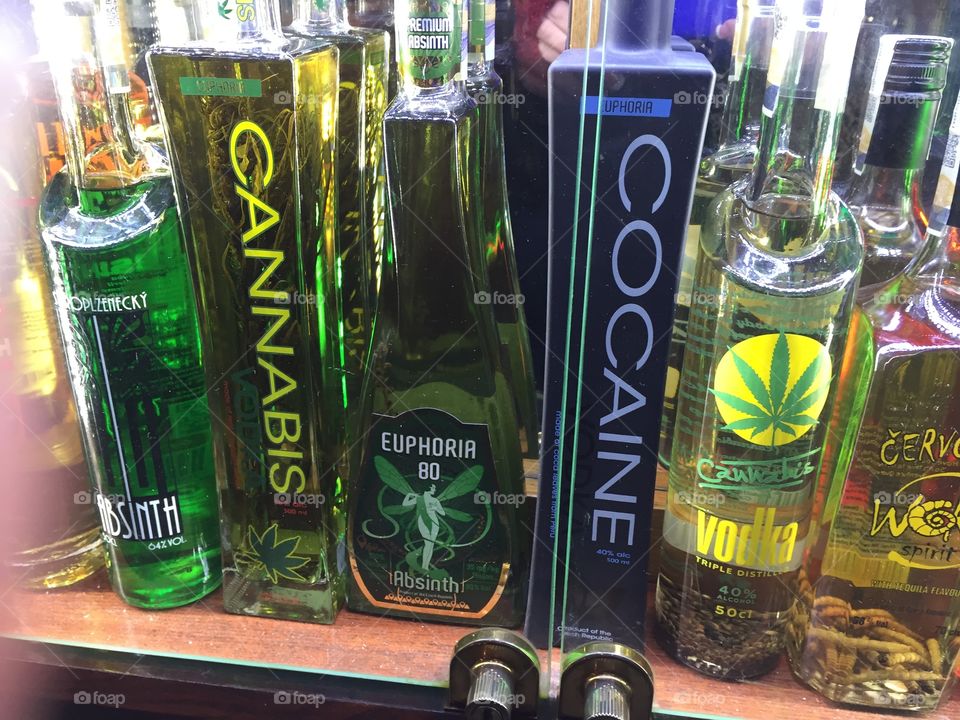 Liquor store in Prague