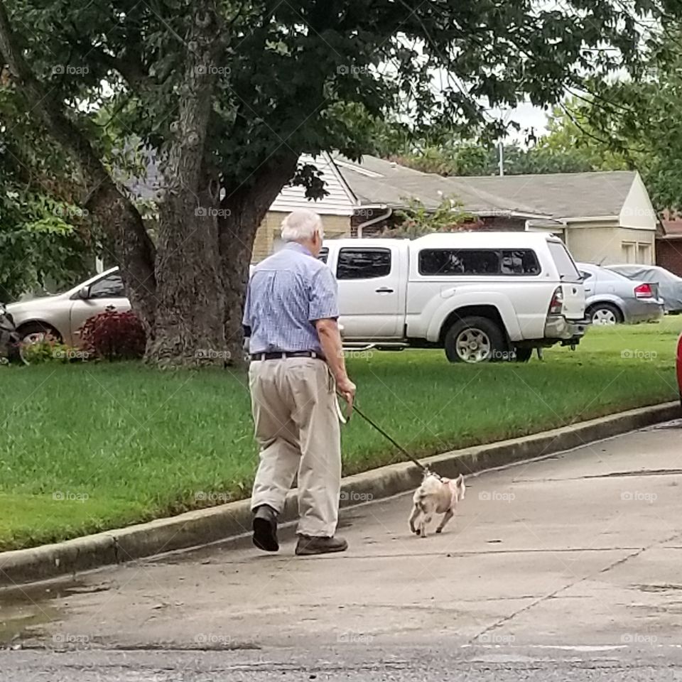 Never to old to walk