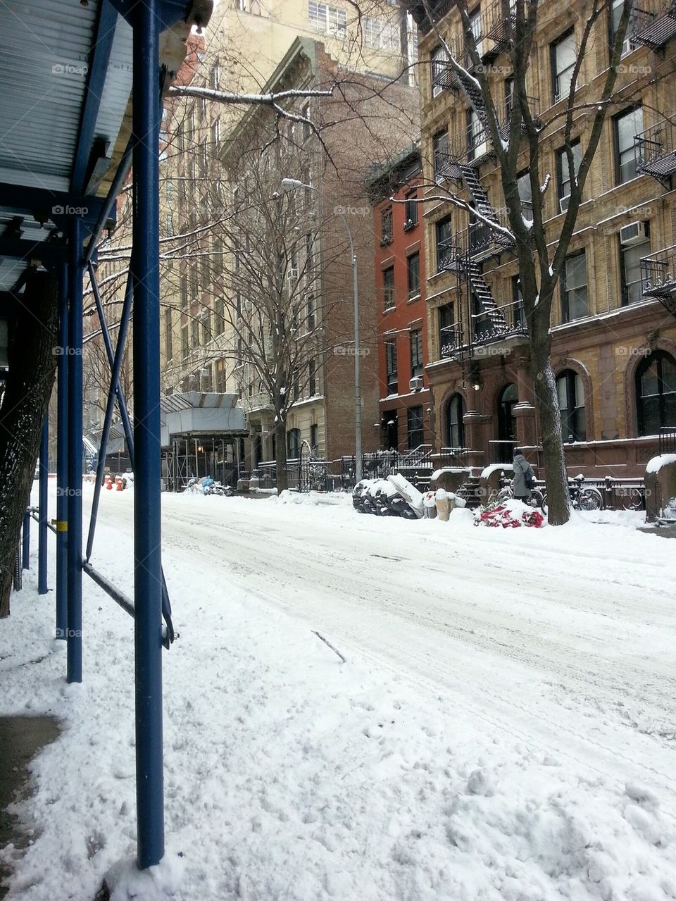 NYC winter scene