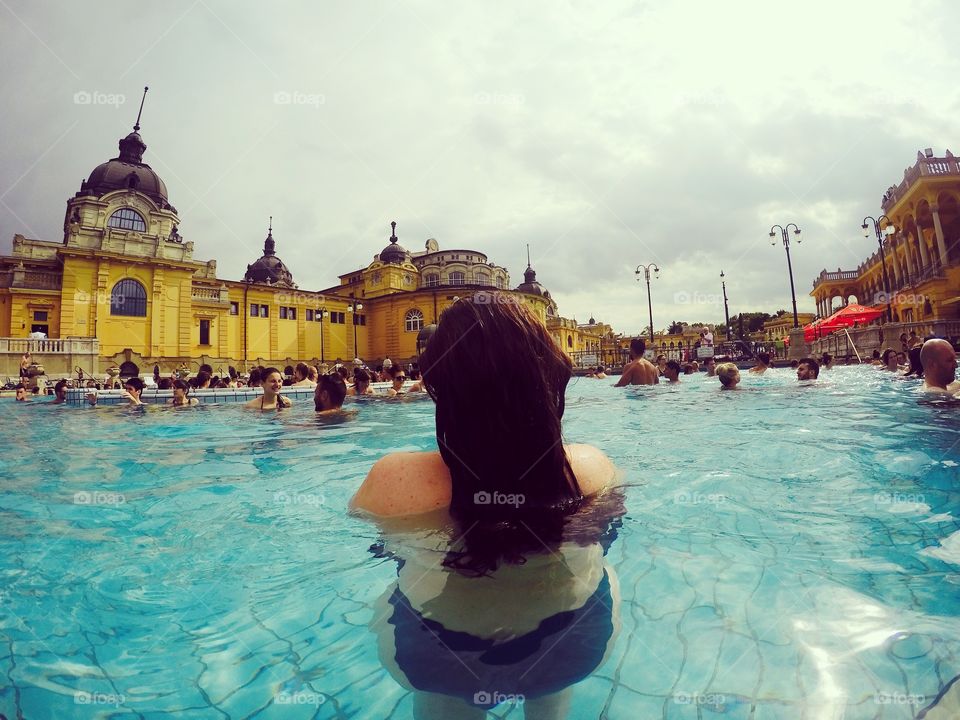 Bathhouse in Budapest 