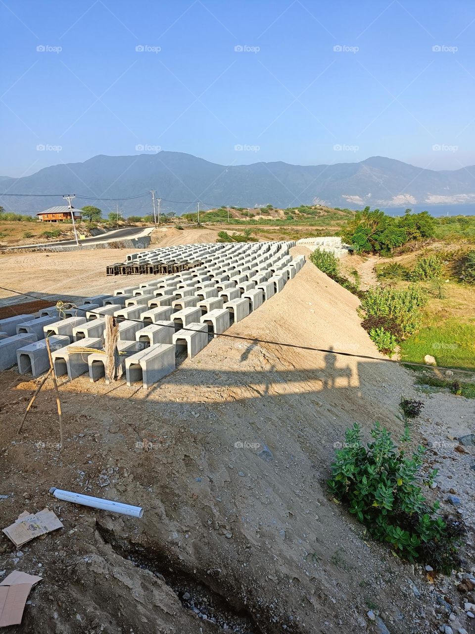 Water pipe ready to install