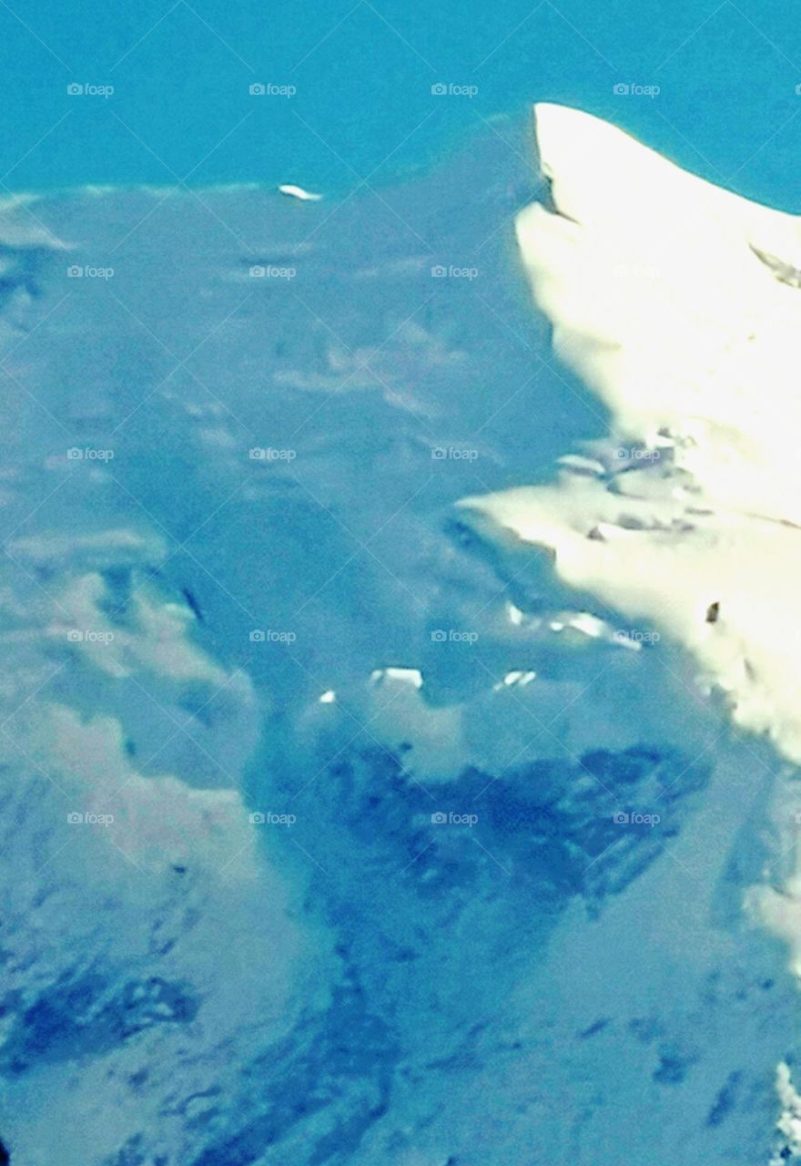 heart shape mountain snow glacier