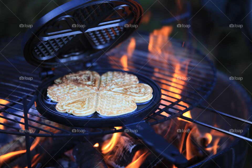 Frying Waffles