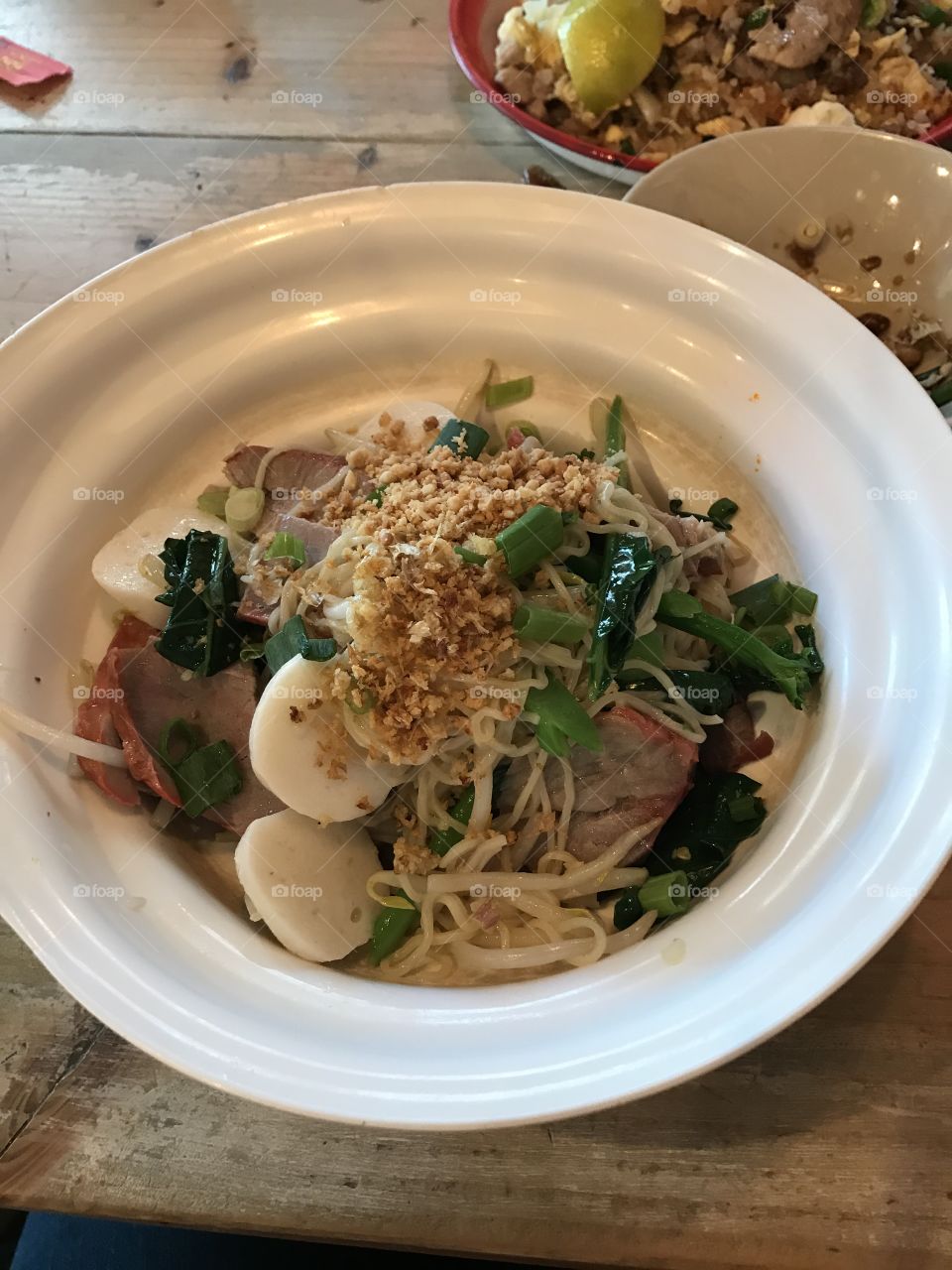 Thai noodles in hua hin thailand 2017
