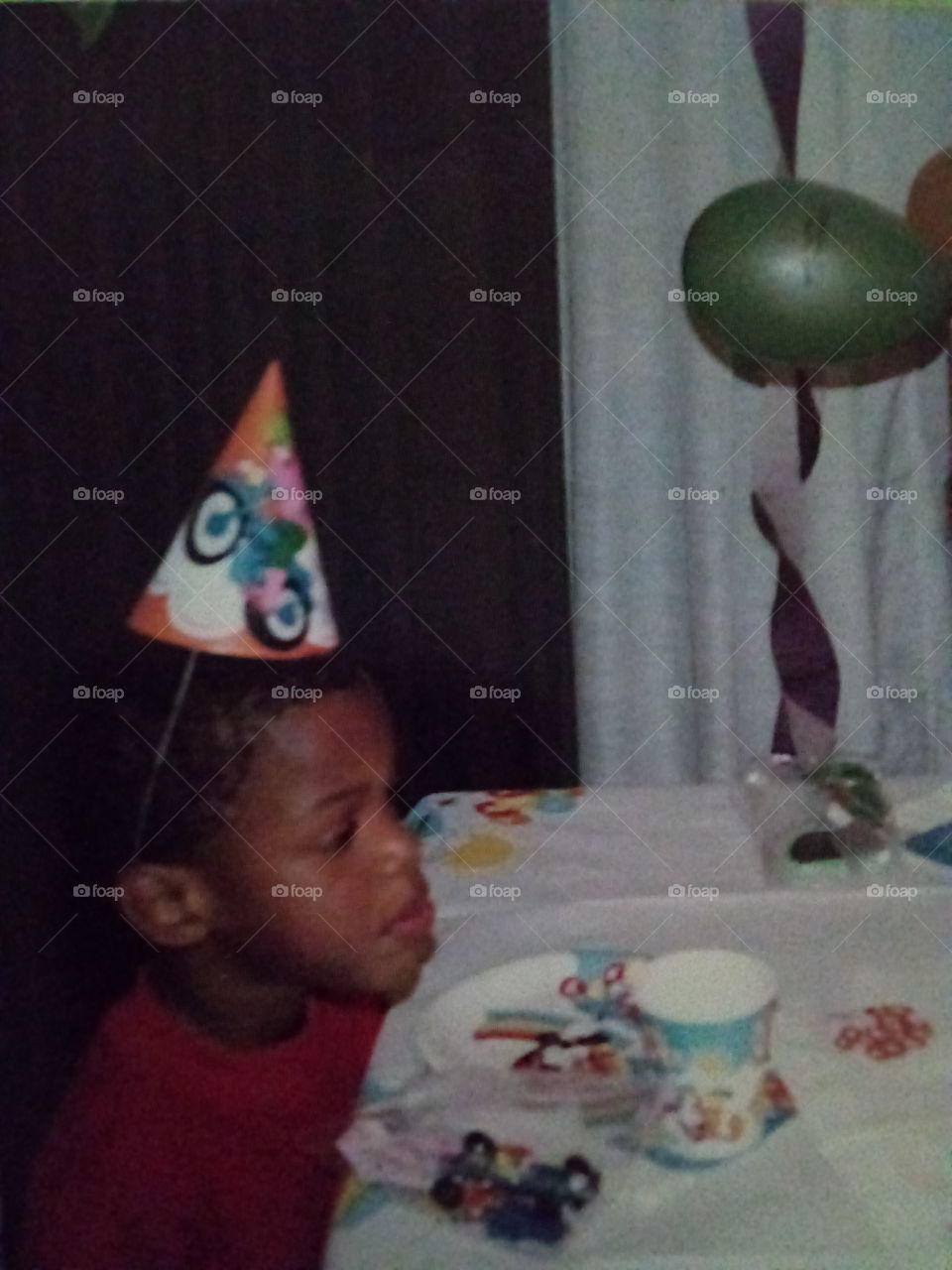 me at age 4 at my Foster sister's birthday party