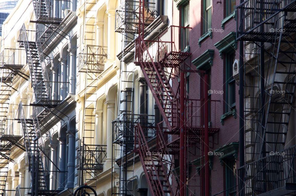 Fire Ladders in New York 