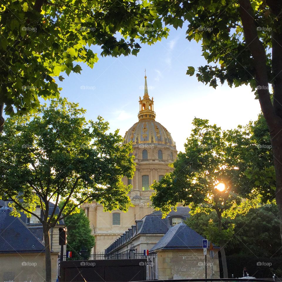 Napoleon's tomb in Paris, France