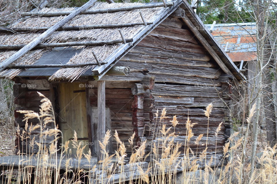 dilapidated building