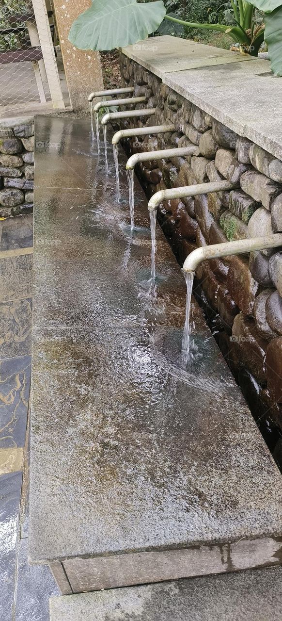 Shuangliu Recreation Area, mountain spring water