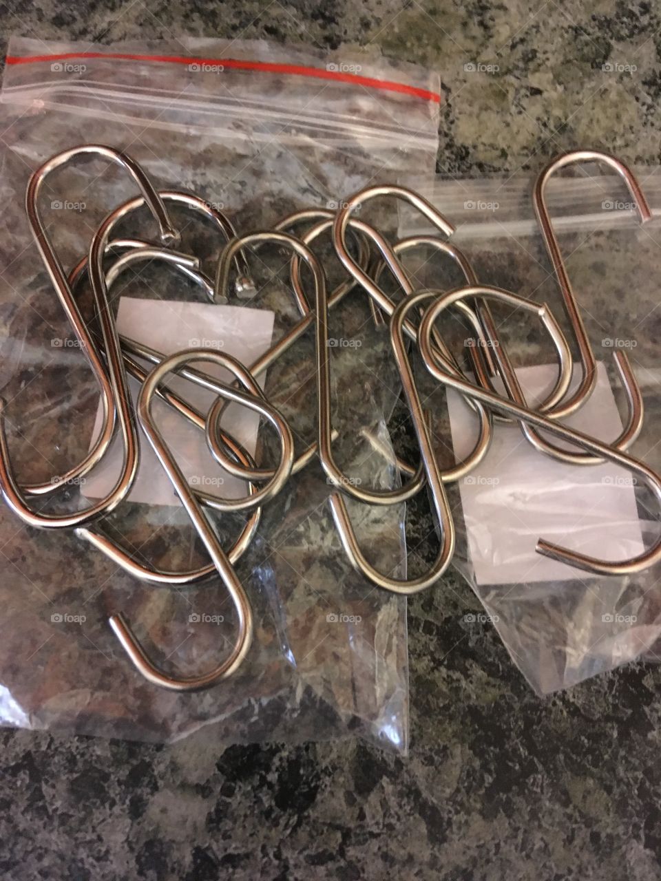 S hooks I just got in the mail. To sizes to accomplish several projects around the house.