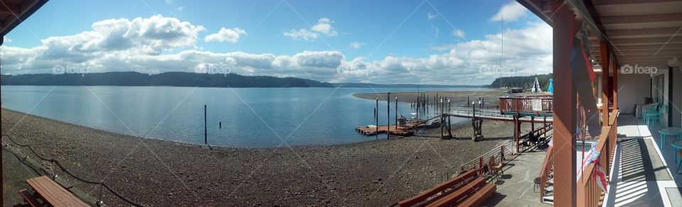 hoodsport washington, low tide