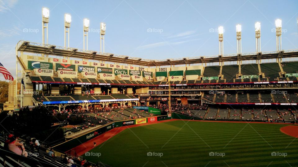 Baseball Stadium. Progressive Field. Cleveland, OH.