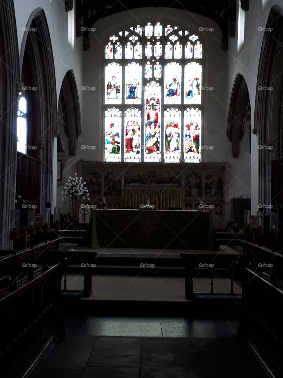 Steined Glass Church Window