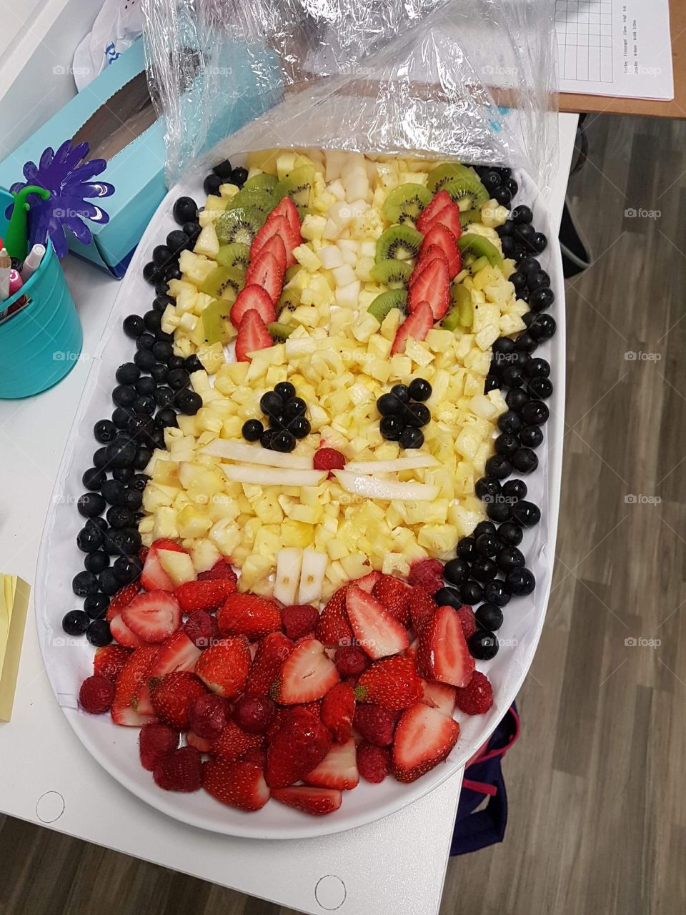 Easter fruit platter 