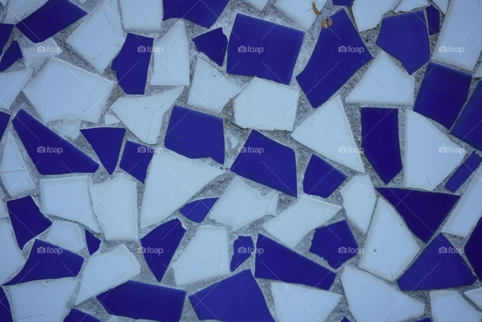 white blue texture mosaico