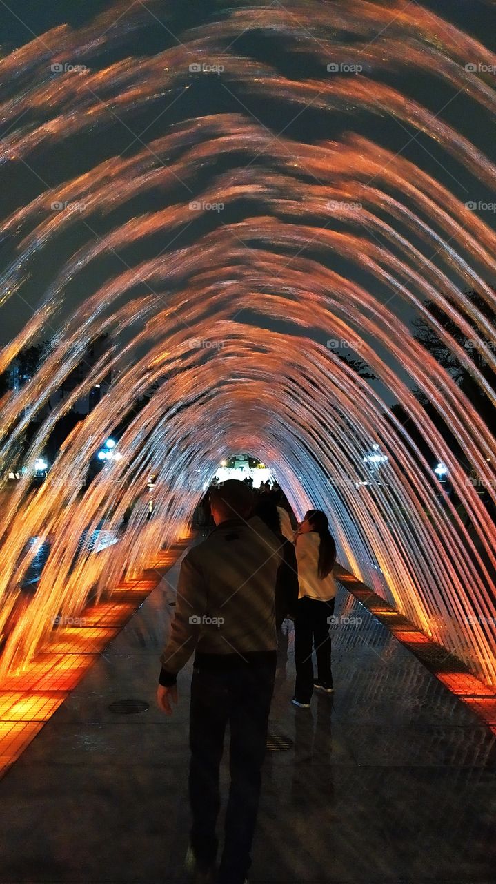 water fountain Lima Peru