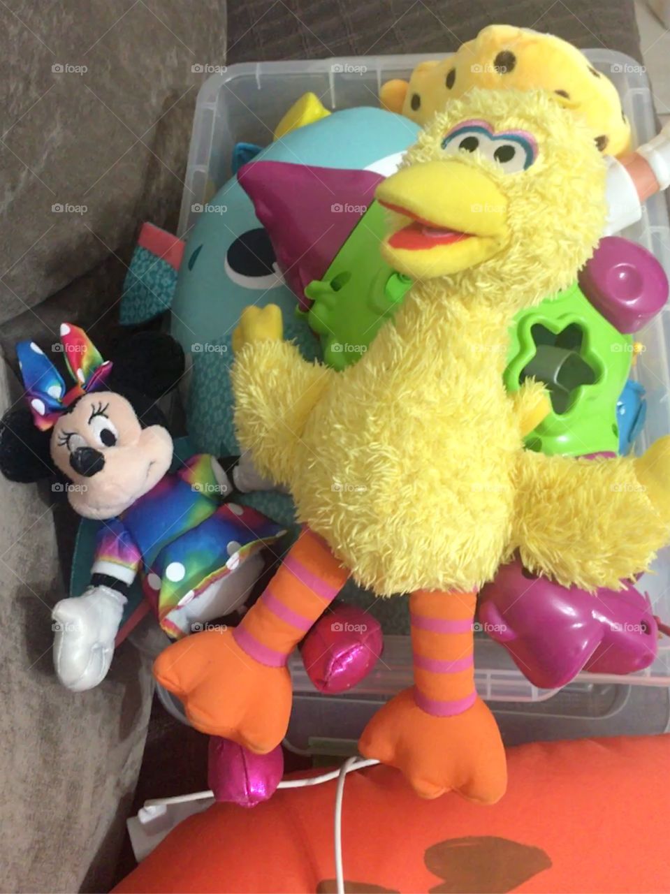 Quantos brinquedos por aqui!
Da linha Disney à Vila Sésamo, as crianças se divertem. 