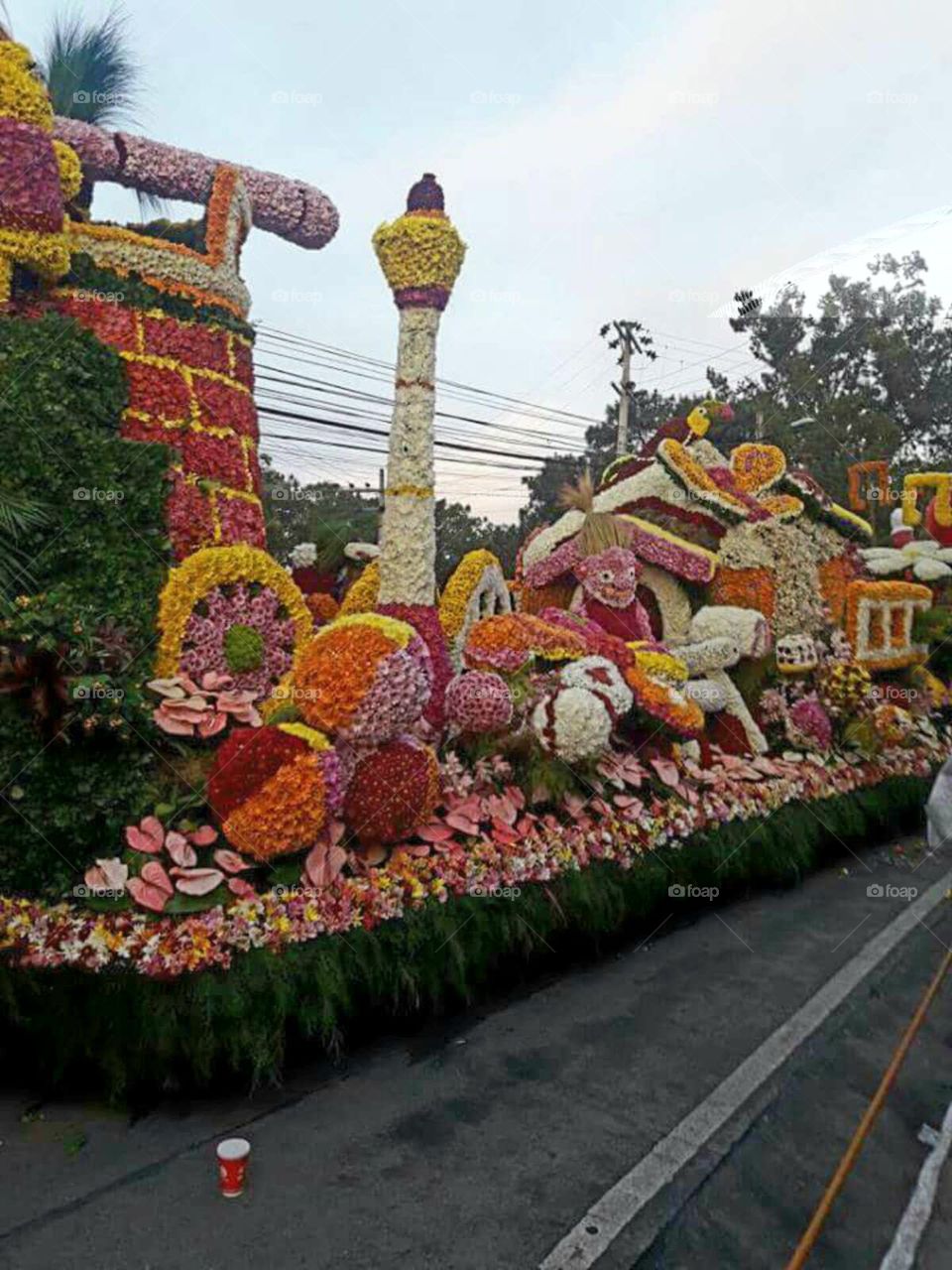 Panagbenga Festival at Baguio City, Philippines.

Also known as flower festival, It is a konth-long annual flower festival occuring in Baguio. The term is of Kankanaey origin, meaning "season of blooming"