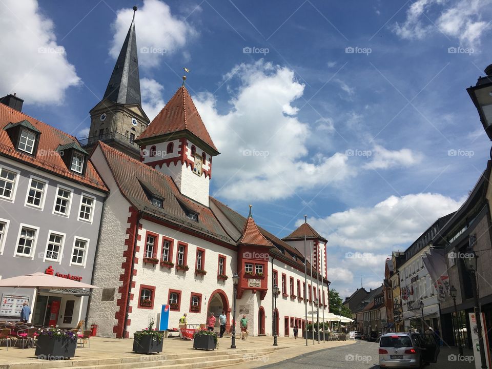 The street of the old city