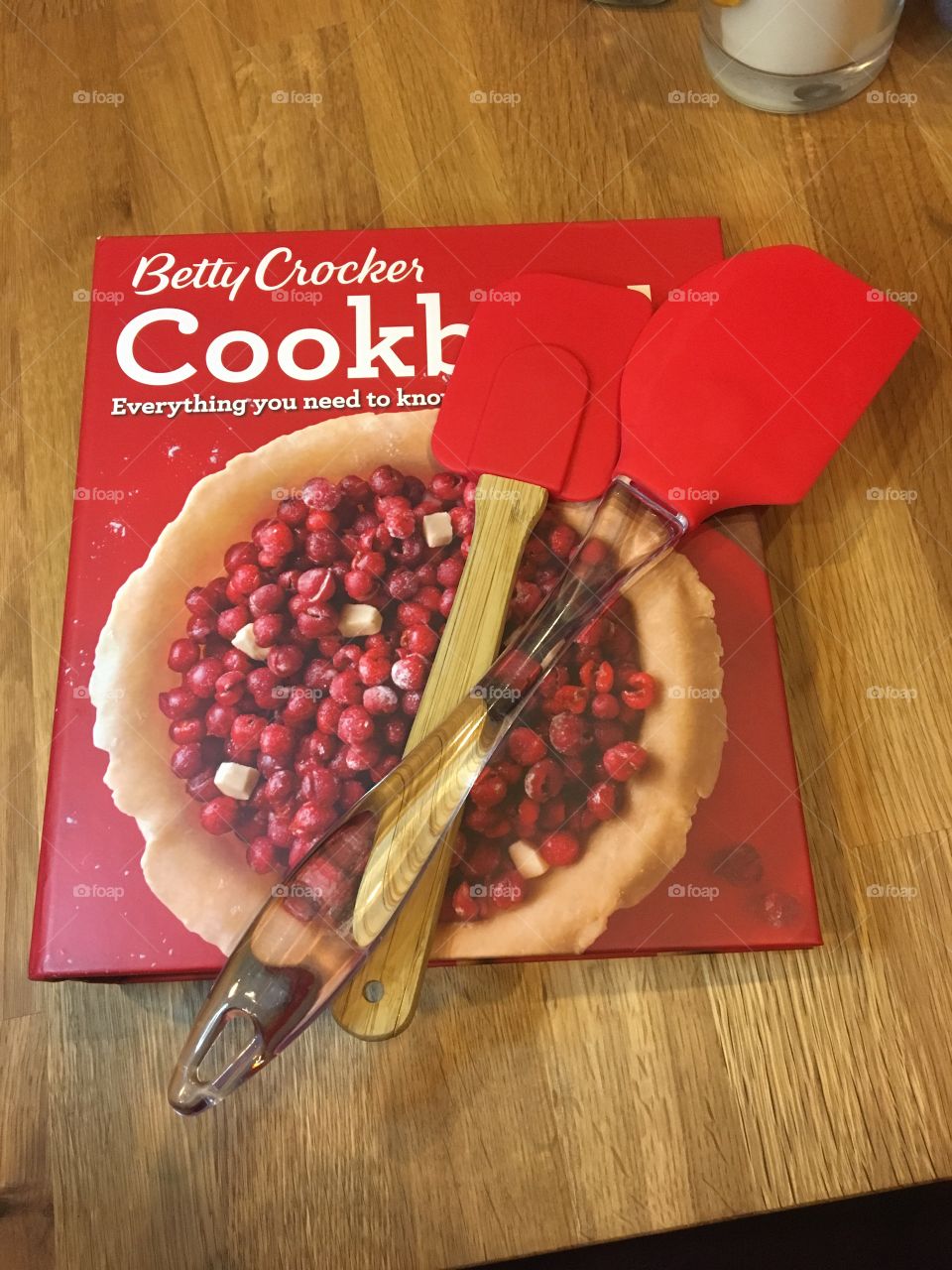 Betty Crocker cookbook cook red spatula