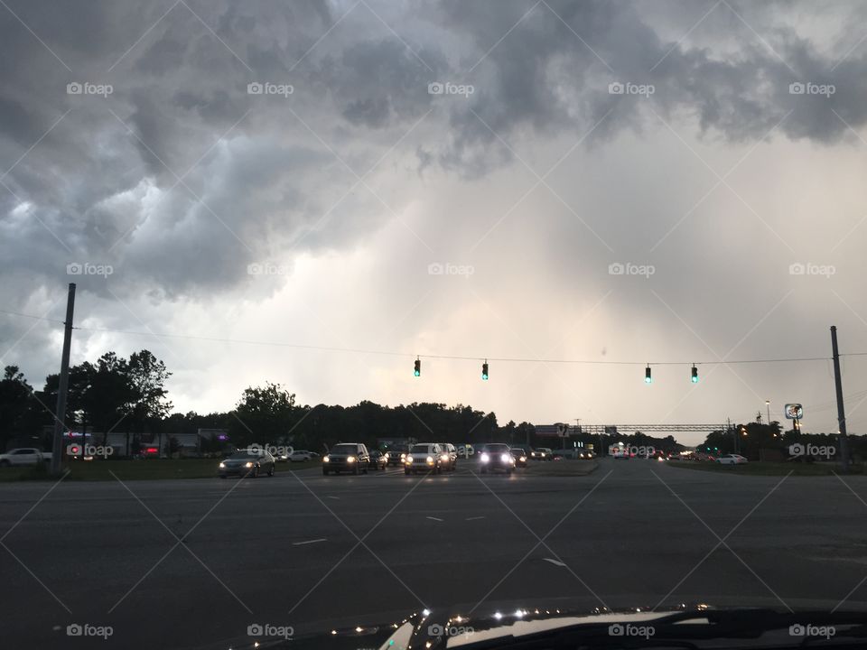 Monkey Junction Storms. This is a photo of a pending storm in the Monkey Junction area of Wilmington, NC. 