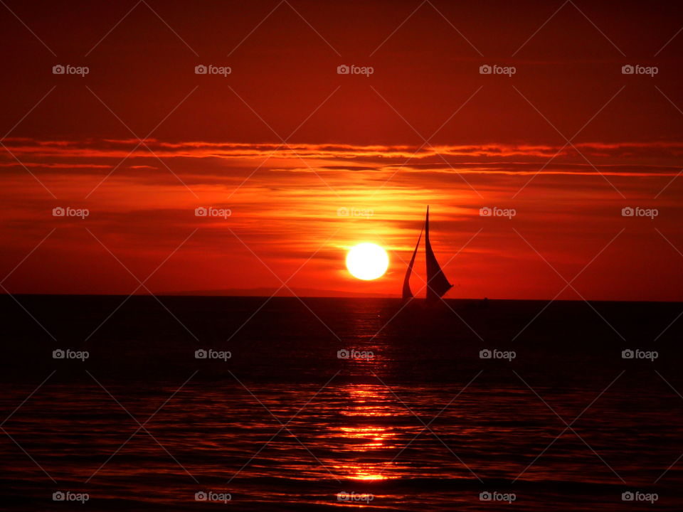 Sunset on Boracay 