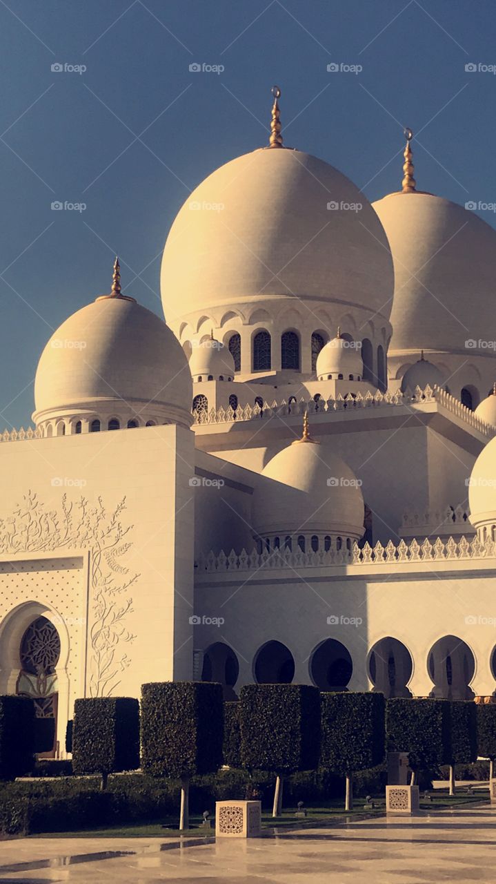 Architectural beauty, sheikh zayed mosque, Abu Dhabi, United Arab Emirates