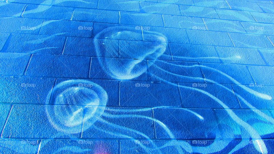 jellyfish art. driving around taking pictures in my neighborhood