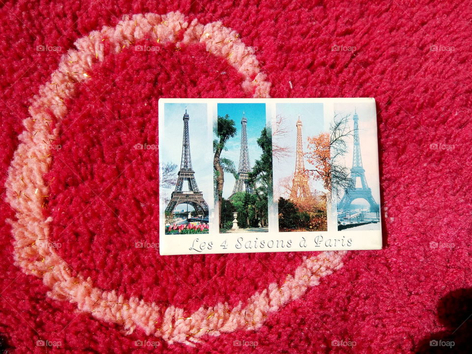 four faces of the eiffel  tower