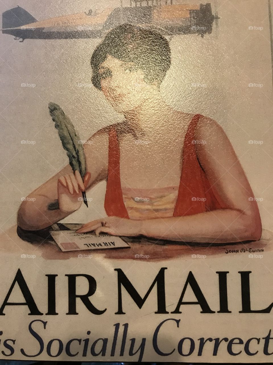 Vintage airmail is socially correct