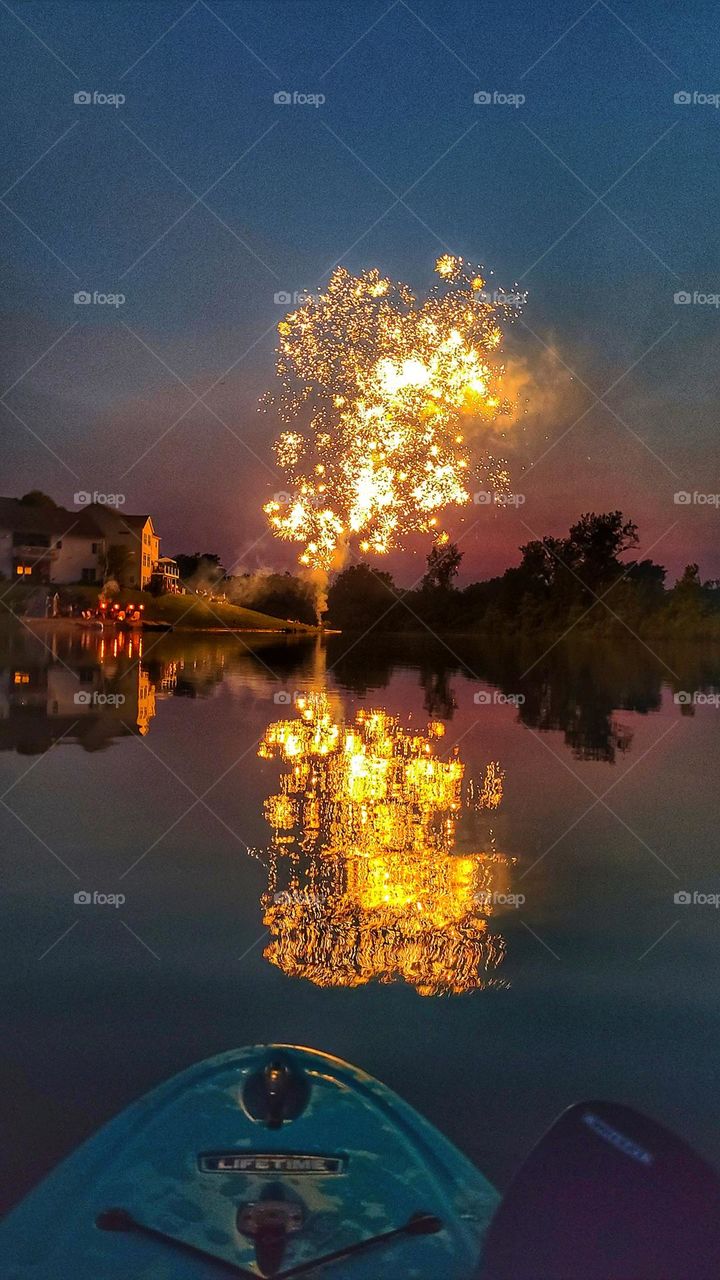 4th of july on paddleboard