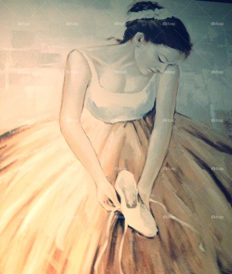 Ballet painting