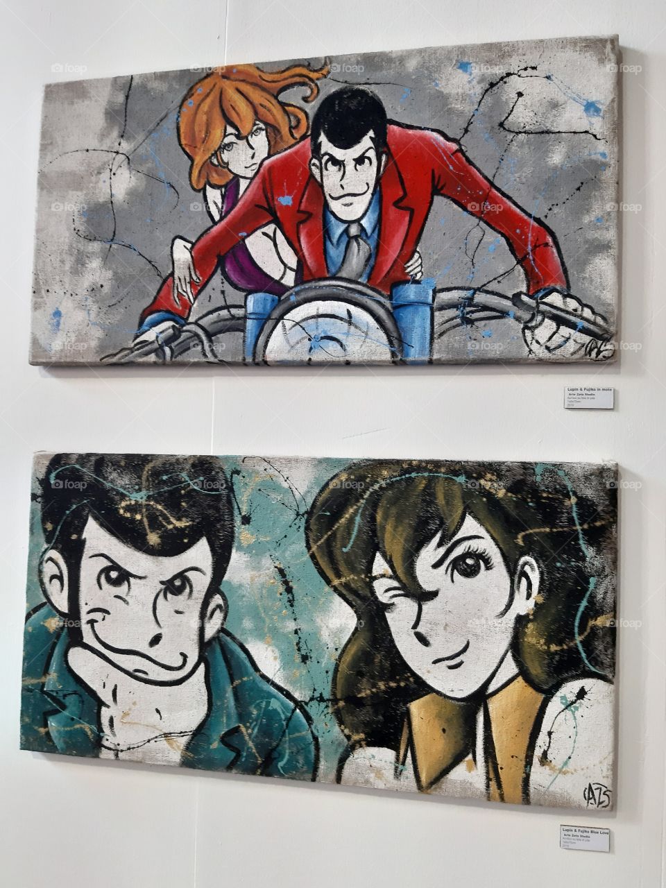 Lupin paint painting